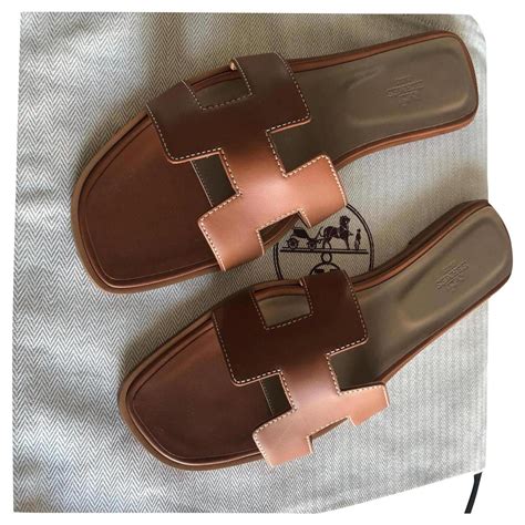 hermes oran sandals leather|Hermes oran sandals men.